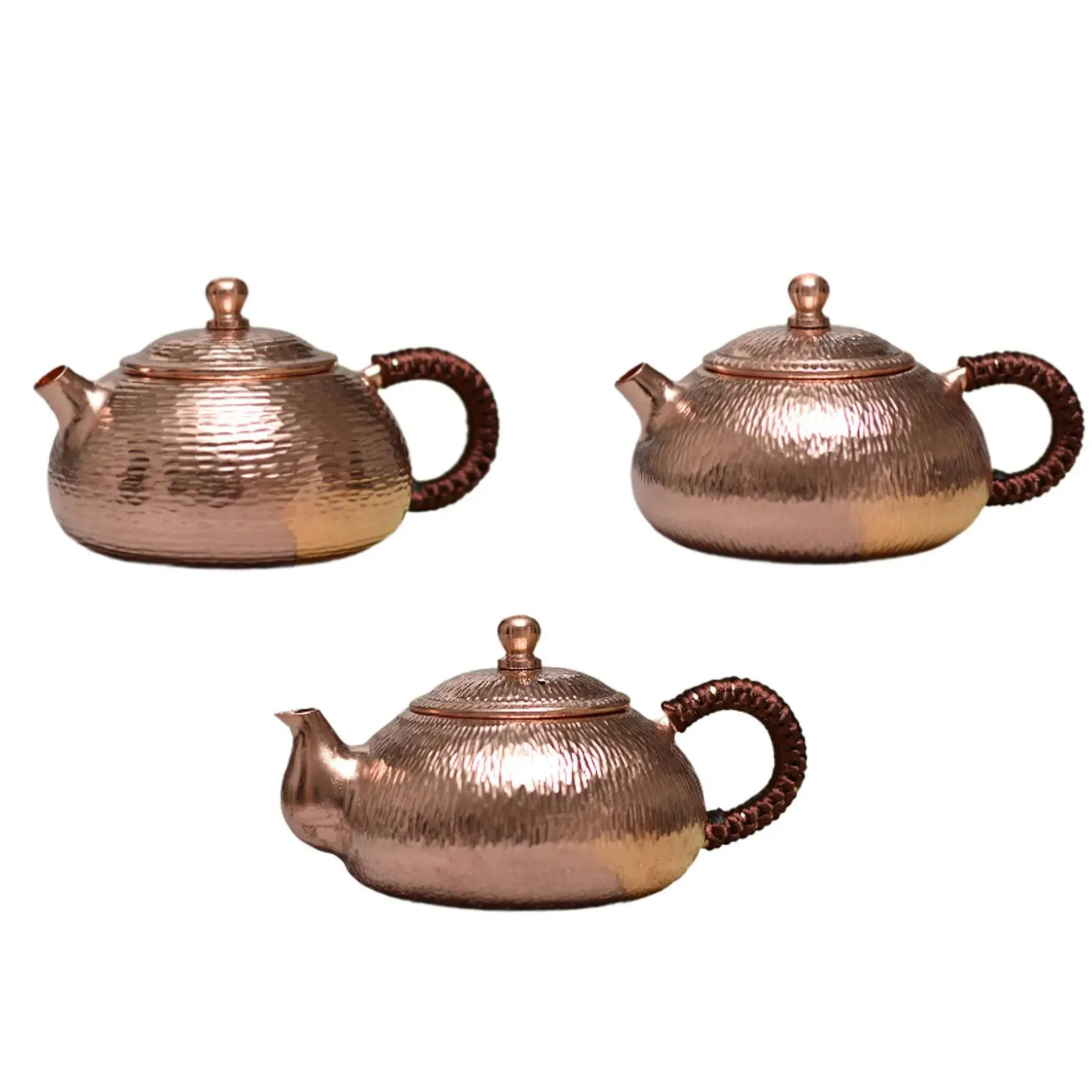 Copper Kettle Wrapped Handle Multiuse Tea Infuser Tea Maker Kettle 350ml Water Kettle for Kitchen Home Camping Hiking Outdoor
Copper Kettle Wrapped Handle Multiuse Tea Infuser Tea Maker Kettle 350ml Water Kettle for Kitchen Home Camping Hiking Outdoor