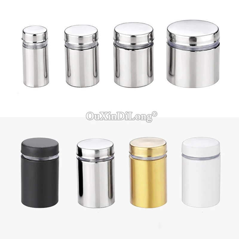 500PCS Stainless Steel Hollow Glass Standoffs Pins Acrylic Sign Billboard Polishing Advertisement Nails Glass Fasteners Screws
500PCS Stainless Steel Hollow Glass Standoffs Pins Acrylic Sign Billboard Polishing Advertisement Nails Glass Fasteners Screws