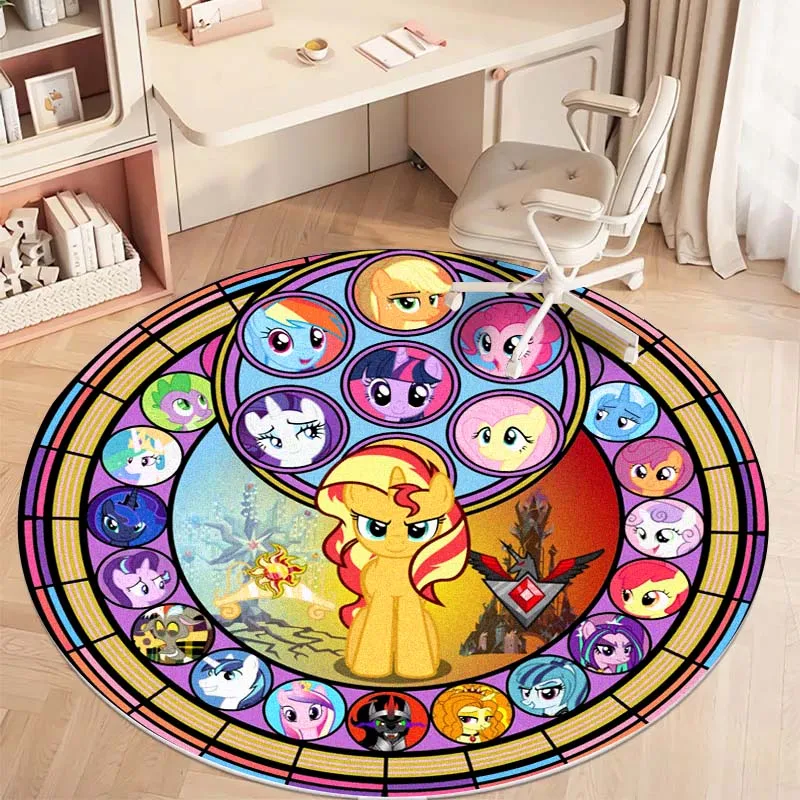 Stained Glass Printed Round Carpet 3D Unicorn Cartoon Round Mats Nightmare Moon Round Mat Livingroom Room Kids Play Mat
Stained Glass Printed Round Carpet 3D Unicorn Cartoon Round Mats Nightmare Moon Round Mat Livingroom Room Kids Play Mat