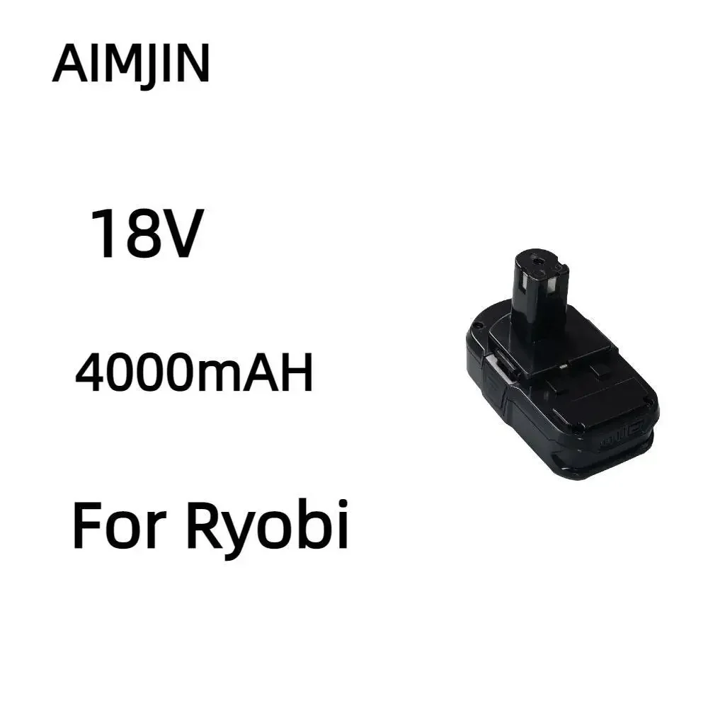 

Литий-ионный аккумулятор большой емкости 4000 мАч 18 в для Ryobi P108 RB18L 40, аккумуляторная батарея для электроинструмента Ryobi ONE