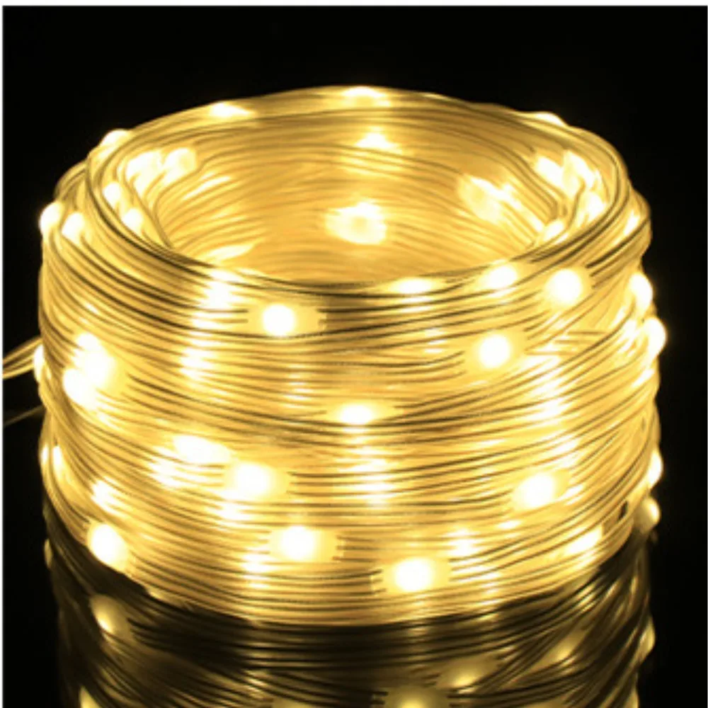 

10M 20M Waterproof Christmas Garland Lights Led String Fairy Light Festoon Lamp Outdoor Decorative Lighting for Wedding Party