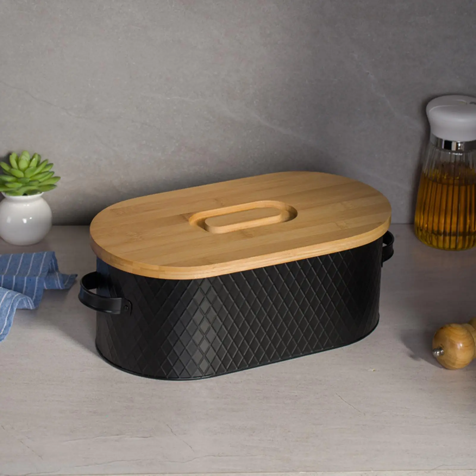Bread Bin Storage Box Display Container Large Capacity with Cover Bread Box for Household Tools Child Party Favors Coffee Bar
Bread Bin Storage Box Display Container Large Capacity with Cover Bread Box for Household Tools Child Party Favors Coffee Bar