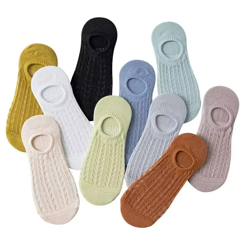 10 pairs Women's summer cute socks Mesh breathable invisible boat socks shallow mouth summer glass stockings 
10 pairs Women's summer cute socks Mesh breathable invisible boat socks shallow mouth summer glass stockings
