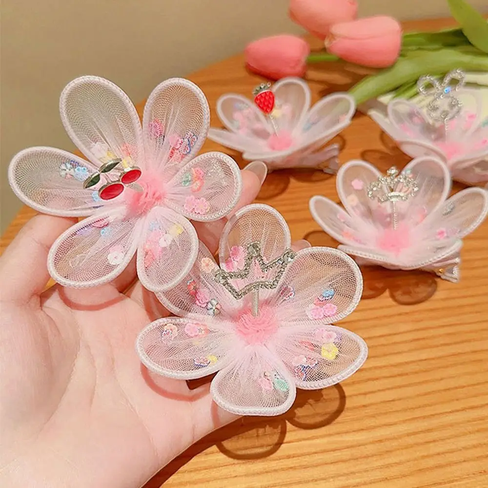Lovely Adorable Trendy Rhinestone Rabbit Strawberry Flower Gauze Girl Hair Clip Korean Style Hairpin Barrettes Hair Accessory
Lovely Adorable Trendy Rhinestone Rabbit Strawberry Flower Gauze Girl Hair Clip Korean Style Hairpin Barrettes Hair Accessory