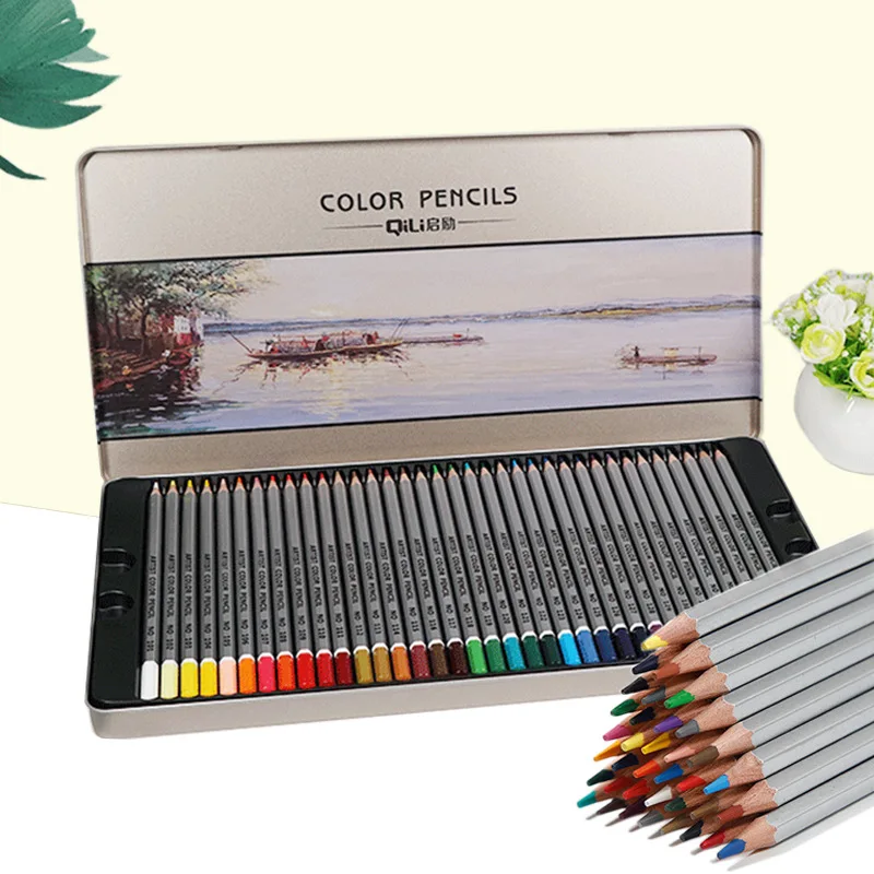 

Цветные карандаши, школьные принадлежности, набор карандашей для рисования, набор художественных карандашей для взрослых и детей, идеально подходит для раскрашивания и дудлинга, 24 упаковки