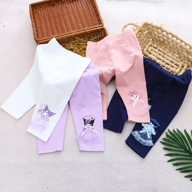 2024 Girls Summer Pants Sanrio Kawaii Anime Kuromi Cinnamoroll My Melody Cropped Trousers Sweet Cute Cartoon Babys Clothes Gifts
2024 Girls Summer Pants Sanrio Kawaii Anime Kuromi Cinnamoroll My Melody Cropped Trousers Sweet Cute Cartoon Babys Clothes Gifts