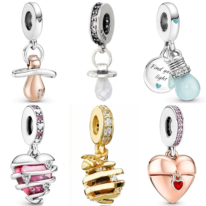Original Lightbulb Baby Pacifier Reveal Your Love Heart Pendant Charm DIY Jewelry Fit 925 Sterling Silver Bead Popular Bracelet
Original Lightbulb Baby Pacifier Reveal Your Love Heart Pendant Charm DIY Jewelry Fit 925 Sterling Silver Bead Popular Bracelet