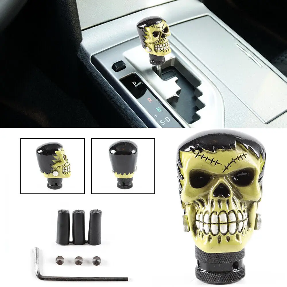 Yellow Green Skull Head Car Auto Manual Resin Craft Shift Gear Shifter Knob Accessories
Yellow Green Skull Head Car Auto Manual Resin Craft Shift Gear Shifter Knob Accessories