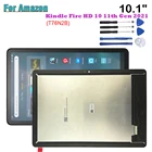 Amazon Kindle Fire HD 10 HD10 第11世代 2021 10.1インチ T76N2B T76N2P LCDディスプレイ タッチスクリーン デジタイザー ガラスアセンブリ修理