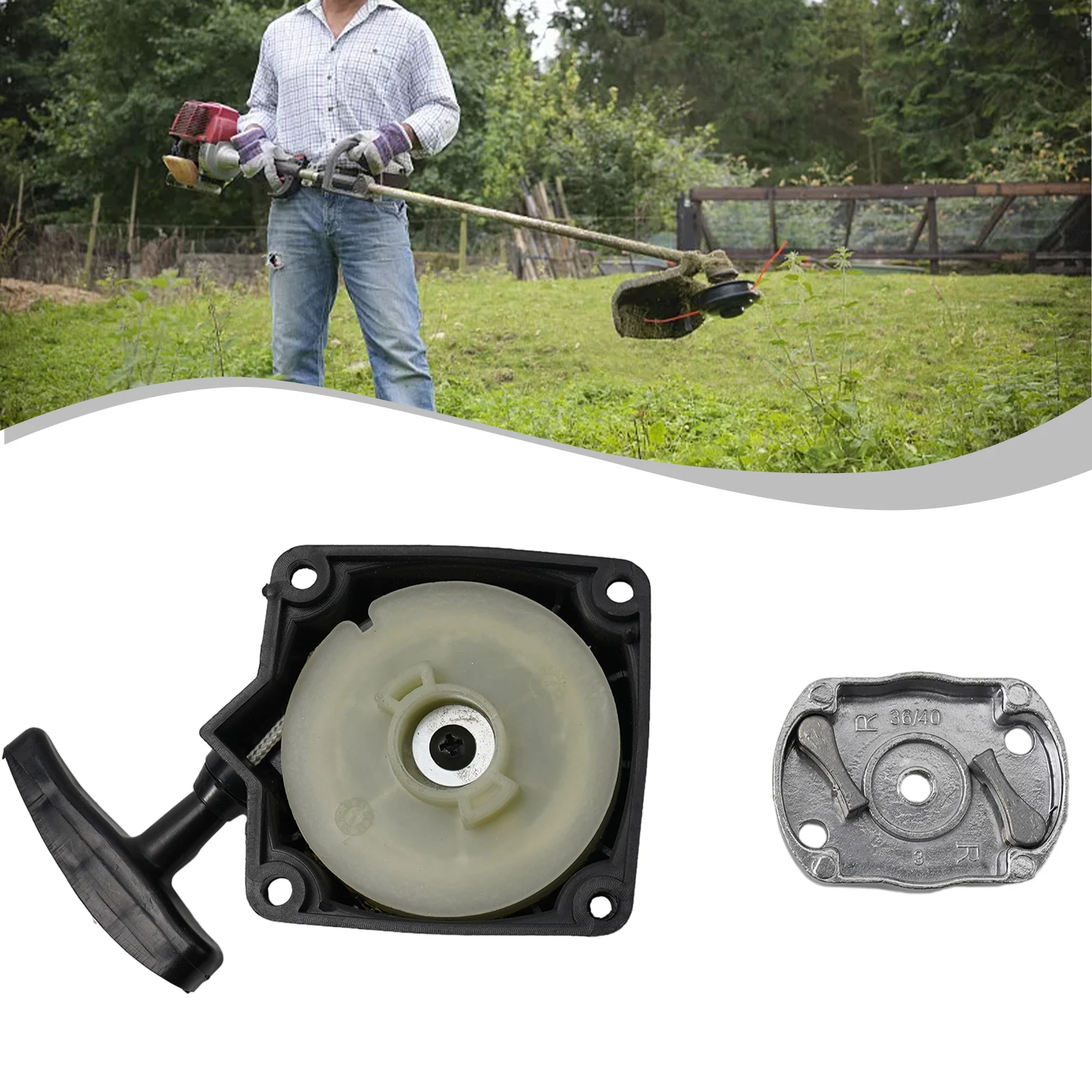 Kit Recoil Pullstart Spare part Strimmers Assembly Bush-cutters For Strimmers Lawnmowers Lawnmowers Replacement
Kit Recoil Pullstart Spare part Strimmers Assembly Bush-cutters For Strimmers Lawnmowers Lawnmowers Replacement