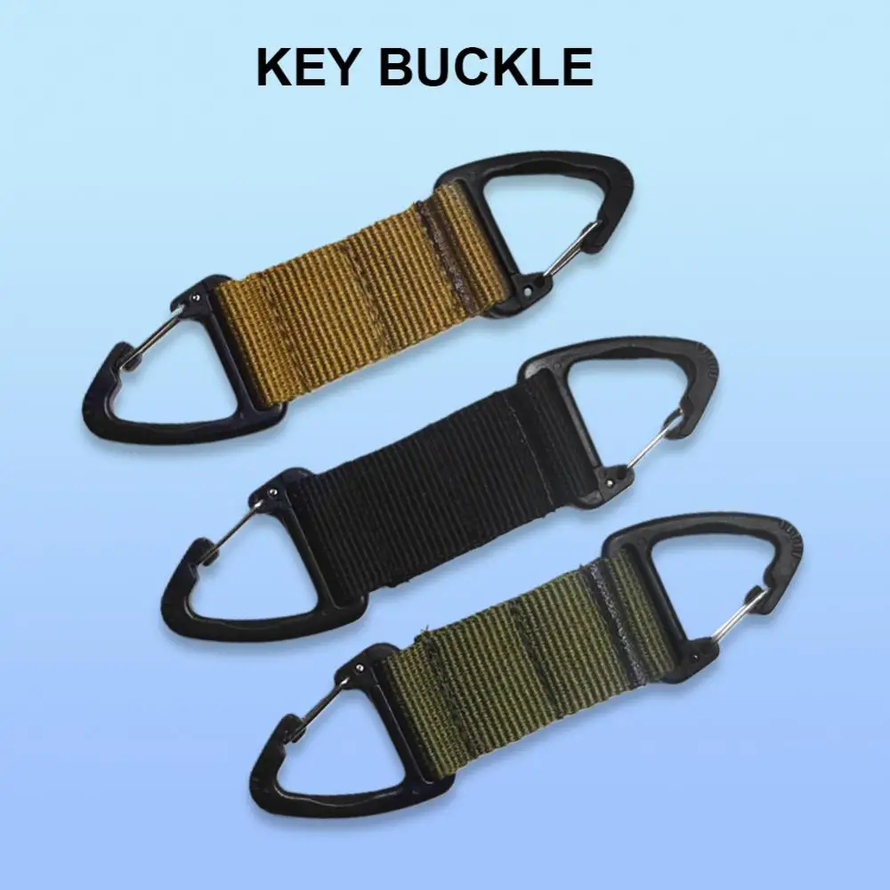 

Outdoor Camping Carabiner Hook Hiking Molle Webbing Buckle Belt Clip Hanging Keychain Carabiner Climbing Survival Equipment