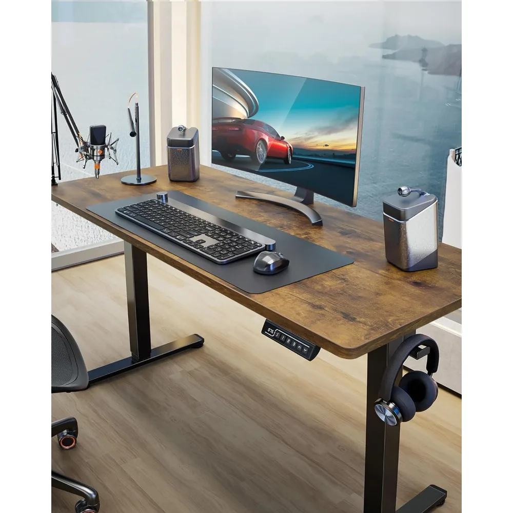 

ErGear Height Adjustable Electric Standing Desk, 48 x 24 Inches Sit Stand up Desk, Memory Computer Home Office Desk