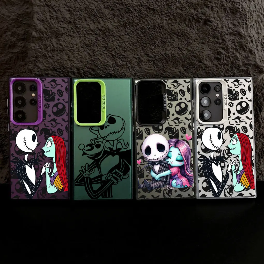 Jacks Sally Skellington Love S25 Case For Samsung S25 S24 Ultra For Galaxy S23 S22 S21 FE S20 Ultra Plus Shockproof Phone Cover Jacks Sally Skellington Love S25 Case For Samsung S25 S24 Ultra For Galaxy S23 S22 S21 FE S20 Ultra Plus Shockproof Phone Cover