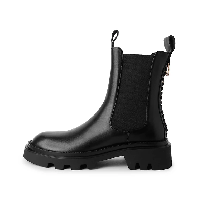 Split Leather Shoes For Women Ankle Boots 2023 Winter Spring Black Brown Chunky Heels Round Toe Slip On Elastic Band Platform
Split Leather Shoes For Women Ankle Boots 2023 Winter Spring Black Brown Chunky Heels Round Toe Slip On Elastic Band Platform