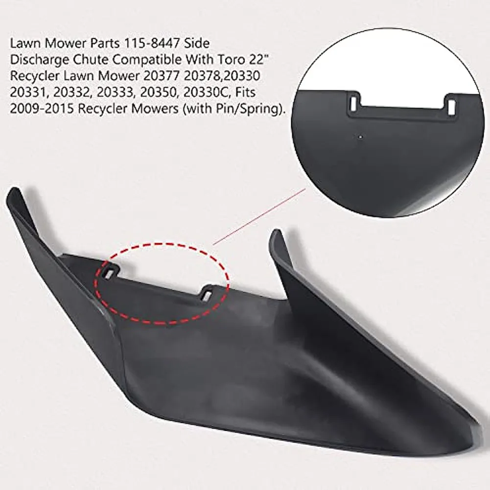 Эффективный боковой разрядный желоб для рециркулятора газонокосилки Toro 22 20338 20350 для достижения идеально усовершенствованной лужайки!
Эффективный боковой разрядный желоб для рециркулятора газонокосилки Toro 22 20338 20350 для достижения идеально усовершенствованной лужайки!