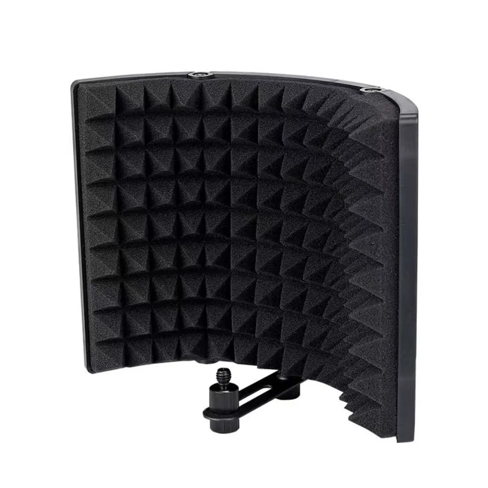 3 Panel Noise Reduction Isolation Shield Foldable Acoustic Screen Microphone Windscreen With Stand Recording Broadcast
3 Panel Noise Reduction Isolation Shield Foldable Acoustic Screen Microphone Windscreen With Stand Recording Broadcast