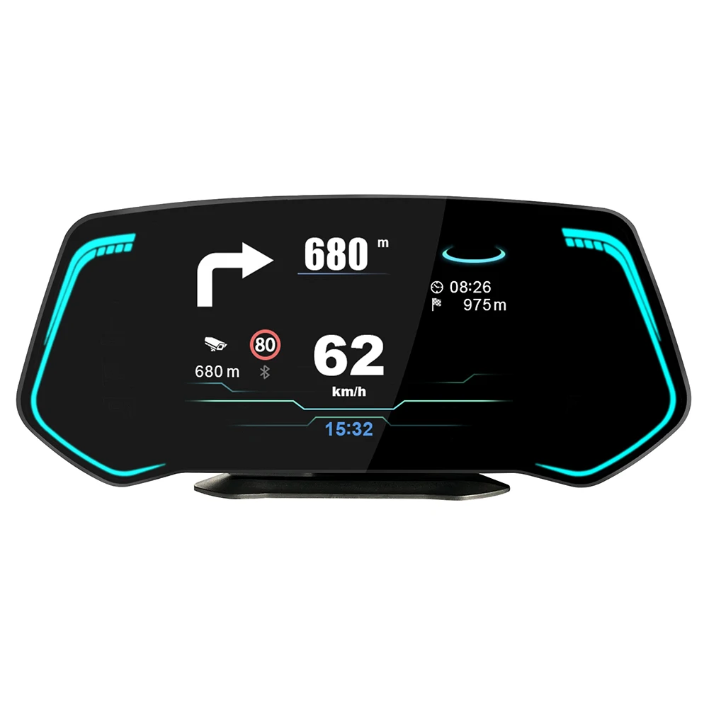 Автомобильный HUD OBD2 + GPS HUD датчик Спидометр турбо об/мин сигнализация температура универсальная установка объединяет больше функций черный цвет
Автомобильный HUD OBD2 + GPS HUD датчик Спидометр турбо об/мин сигнализация температура универсальная установка объединяет больше функций черный цвет