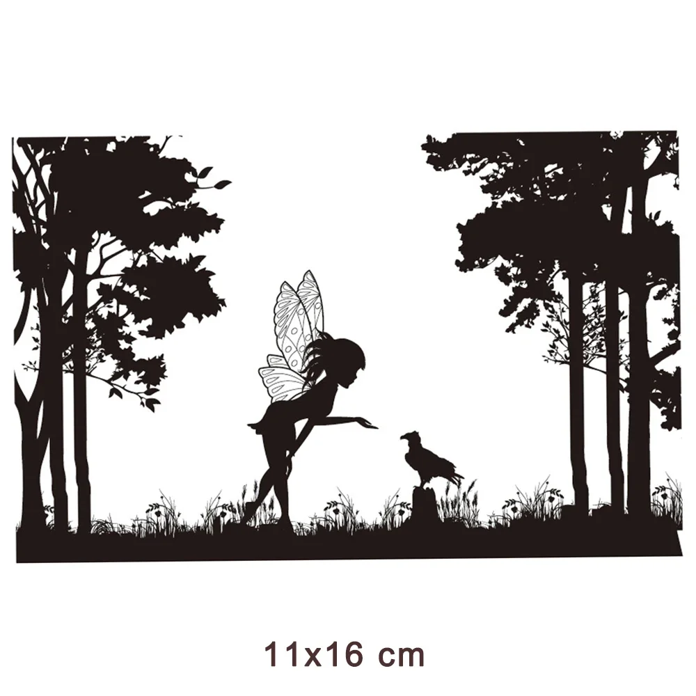 

New Arrival Fairy forest Clear Stamps for DIY Scrapbooking Card Transparent Stamp Making Photo Album Crafts Decoration