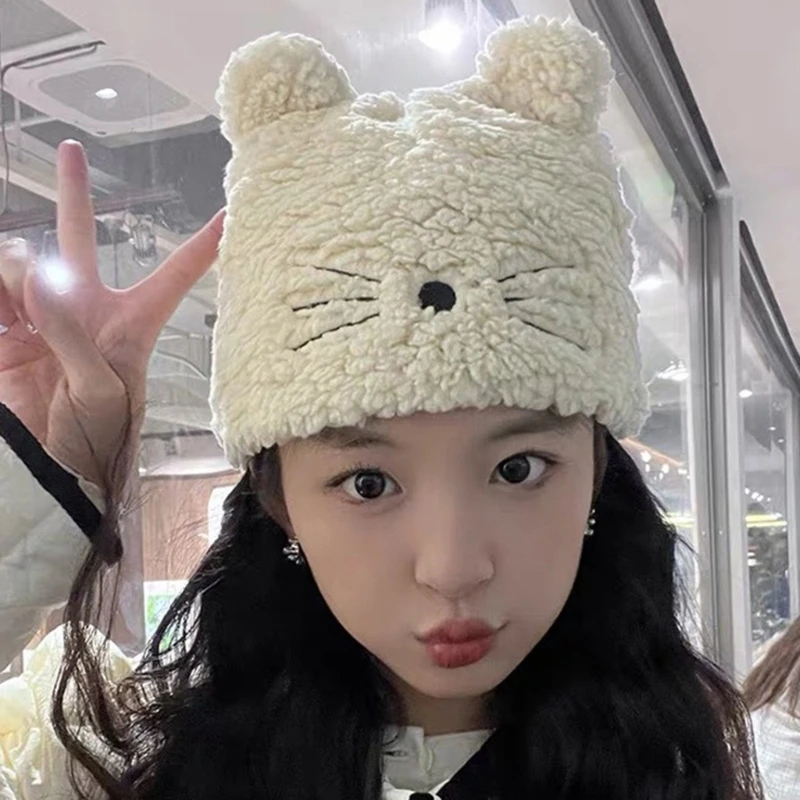 Winter Warm Beanie Hat Lovely Cat Ear Plush Hat Women Outdoor Soft Windproof Cap Drop Shipping
Winter Warm Beanie Hat Lovely Cat Ear Plush Hat Women Outdoor Soft Windproof Cap Drop Shipping