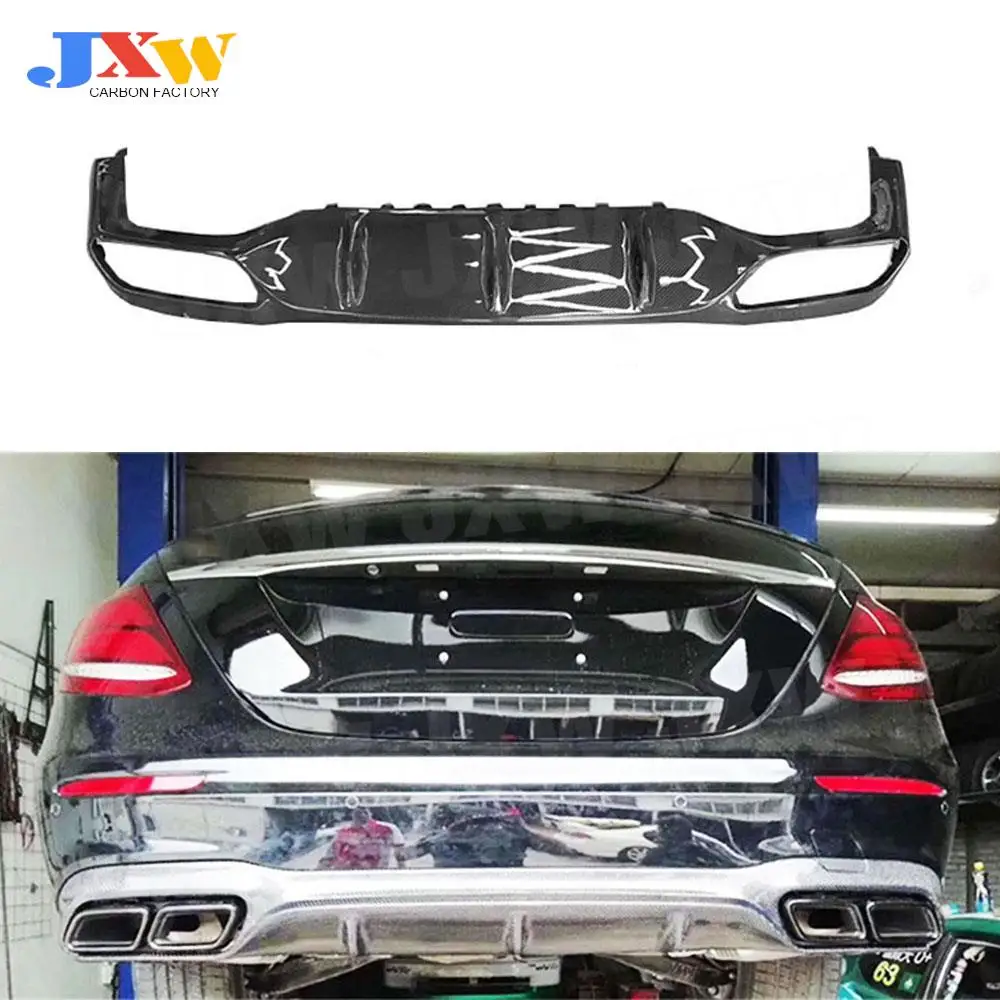Carbon Fiber Car Rear Lip Diffuser Bumper Spoiler for Mercedes Benz E Class W213 E250 E350 E400 E43 E63 AMG 2017-2019 FRP Kits
Carbon Fiber Car Rear Lip Diffuser Bumper Spoiler for Mercedes Benz E Class W213 E250 E350 E400 E43 E63 AMG 2017-2019 FRP Kits