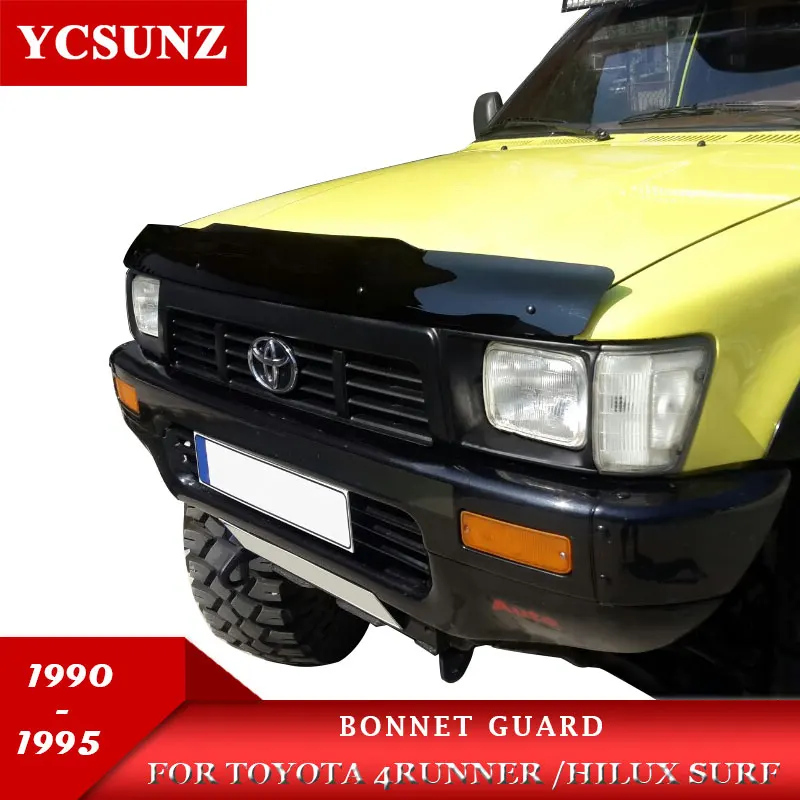 

Acrylic Bonnet guard For Toyota 4Runner Toyota Hilux surf 1990 1991 1992 1993 1994 1995 Accessories Guard Bug Shield Bonnet Hood