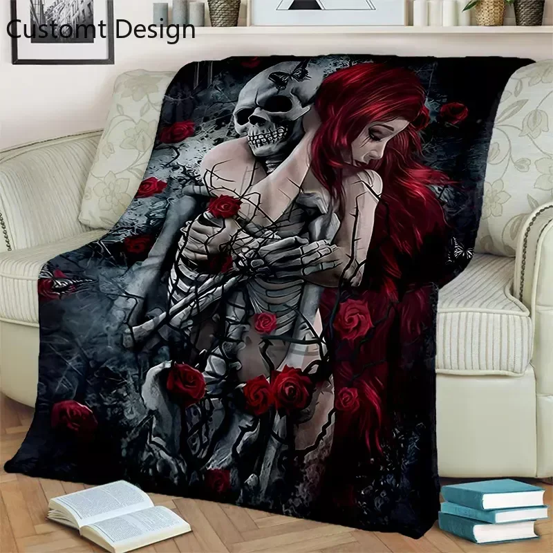 Lover Black Horror Female Skull Dead Girl Gothic Blanket,Soft Throw Blanket for Home Bedroom Bed Sofa Picnic Travel Office Cover
Lover Black Horror Female Skull Dead Girl Gothic Blanket,Soft Throw Blanket for Home Bedroom Bed Sofa Picnic Travel Office Cover