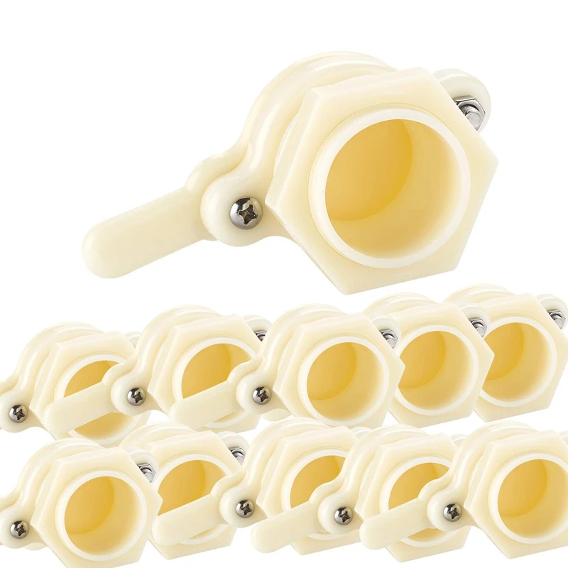 20 Pcs Nylon Heavy Duty Honey Gate Valve With Wing Nut Bee Hive Tool Use On Pails And Some Extractors
20 Pcs Nylon Heavy Duty Honey Gate Valve With Wing Nut Bee Hive Tool Use On Pails And Some Extractors