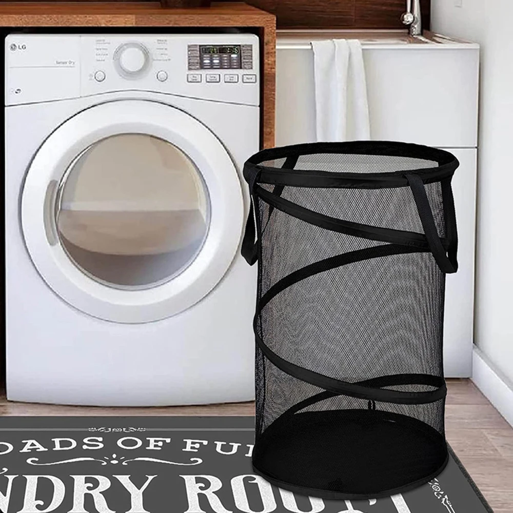Foldable Laundry Basket With Drawstring Opening Polyester Breathable Cloth Dirty Pockets For Laundry Storage Supplies
Foldable Laundry Basket With Drawstring Opening Polyester Breathable Cloth Dirty Pockets For Laundry Storage Supplies