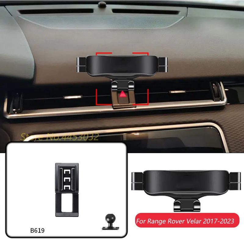 Гравитационный Автомобильный держатель для телефона Land Rover Range Rover Velar 2017-2023, базовое крепление, Специальная подставка для GPS, регулируемый кронштейн, аксессуары 
Гравитационный Автомобильный держатель для телефона Land Rover Range Rover Velar 2017-2023, базовое крепление, Специальная подставка для GPS, регулируемый кронштейн, аксессуары