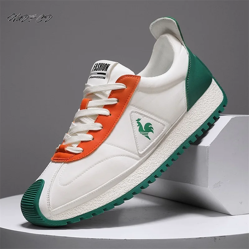 Кроссовки мужские в стиле ретро, дышащие, из микрофибры, кожа, платформа, повседневная спортивная обувь для бега
Кроссовки мужские в стиле ретро, дышащие, из микрофибры, кожа, платформа, повседневная спортивная обувь для бега