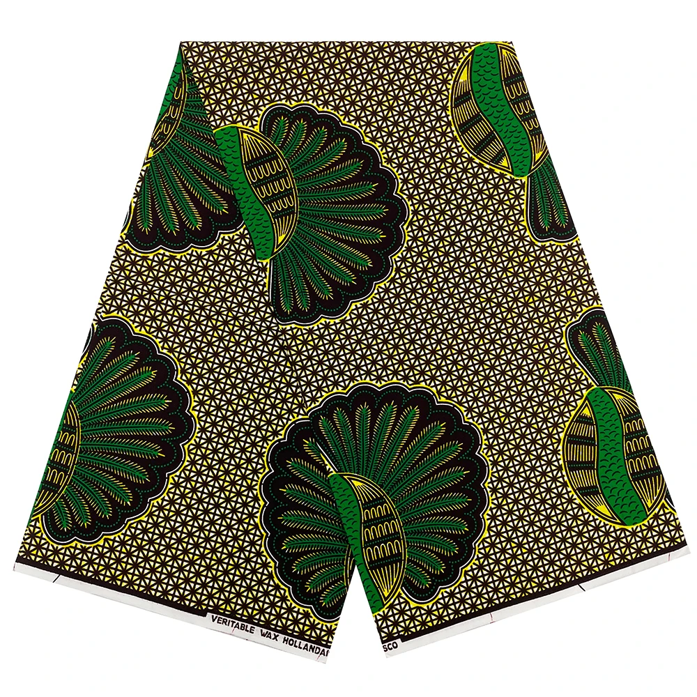 

African Wax Fabric High Quality Wax Nigerian Ankara Block Prints New Arrivals Batik Fabric Dutch Pagne 100% Cotton For Sewing 17