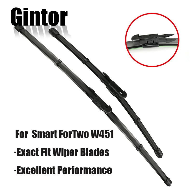 Gintor AUTO Car Wiper LHD Front Wiper Blades For Smart ForTwo W451 2007 - 2014 Windshield Windscreen Front Window 23"+21"
Gintor AUTO Car Wiper LHD Front Wiper Blades For Smart ForTwo W451 2007 - 2014 Windshield Windscreen Front Window 23"+21"
