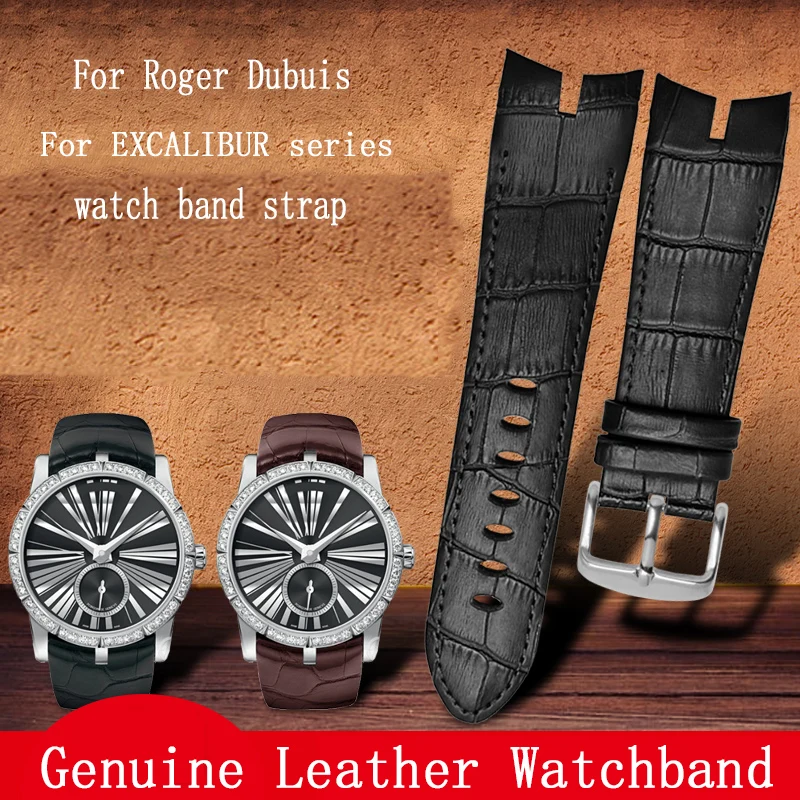 Genuine Leather Watchband 26mm For Roger Dubuis For EXCALIBUR series watchband strap 42mm dial RDDBEX0405 Men's wristband chain
Genuine Leather Watchband 26mm For Roger Dubuis For EXCALIBUR series watchband strap 42mm dial RDDBEX0405 Men's wristband chain