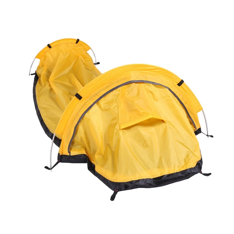 

Hot 2X Ultralight Bivvy Tent Single Person Backpacking Bivy Tent Waterproof Bivvy Sack For Outdoor Camping Survival Travel