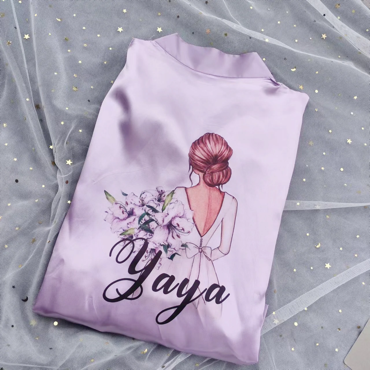 Printing Any Photos Purple Satin Robe For Personalized Birthday Wedding Marriage Bride To Be Party Sister Bridesmaid Proposal
Printing Any Photos Purple Satin Robe For Personalized Birthday Wedding Marriage Bride To Be Party Sister Bridesmaid Proposal