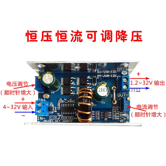 12A Step-down Modular Plate Constant Voltage Constant Current Module DC-DC Solar Panel Lithium Battery Charging LED Power Supply
12A Step-down Modular Plate Constant Voltage Constant Current Module DC-DC Solar Panel Lithium Battery Charging LED Power Supply