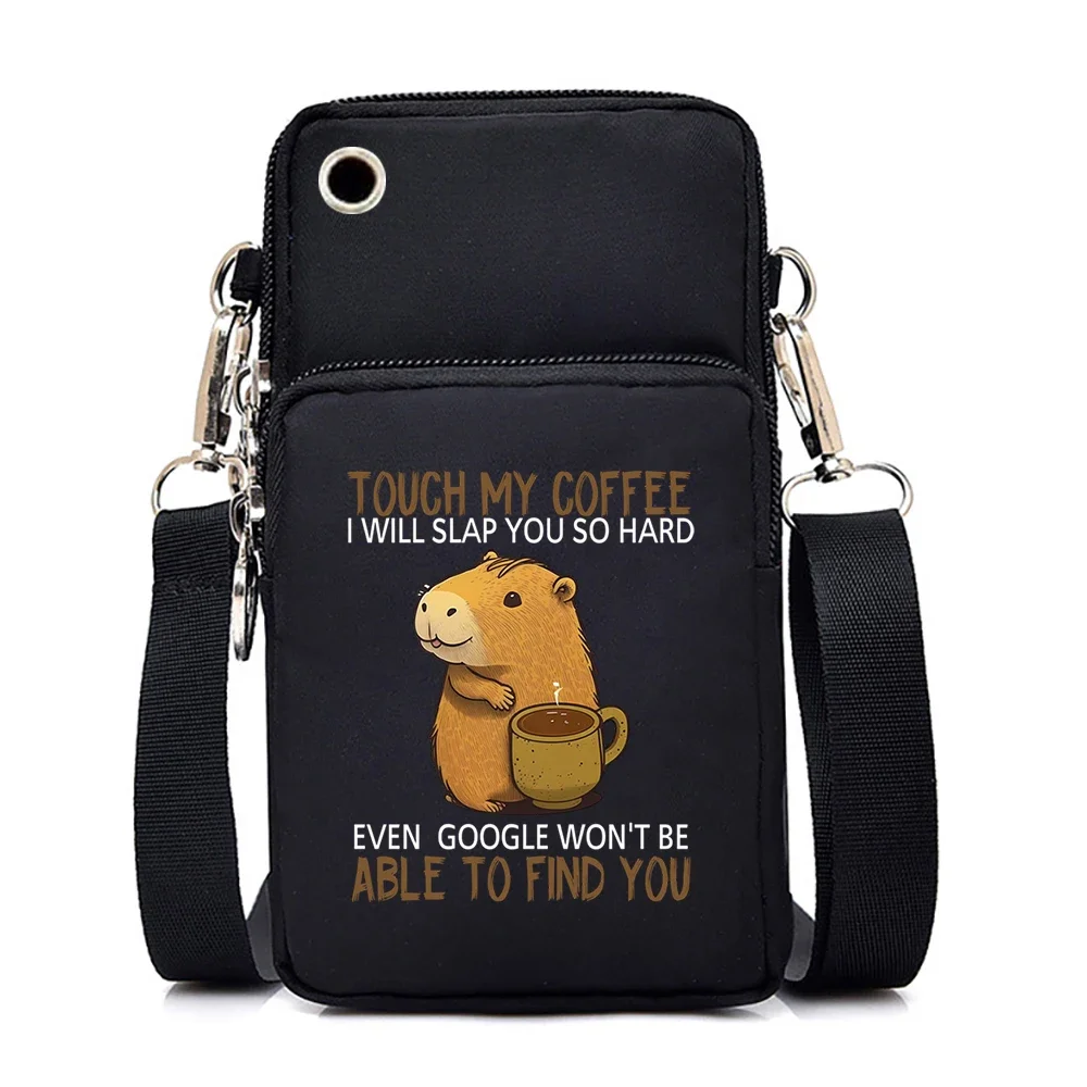 Mini Mobile Phone Bag Women Funny Capybara Messenger Bag Hanging Neck Coin Purses and Handbags Capybara Coffee Shoulder Bags
Mini Mobile Phone Bag Women Funny Capybara Messenger Bag Hanging Neck Coin Purses and Handbags Capybara Coffee Shoulder Bags