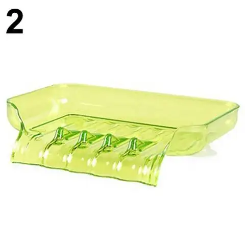 

Sponge Holder Soap Dish Tray Bathroom Kitchen Tool New Water Drain Suction Cup