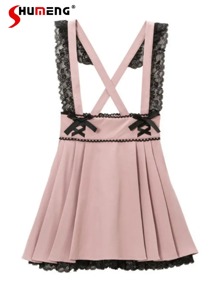 Lolita Dearmylove Pleat Suspender Skirt Ladies 2023 Spring and Summer New Japanese Style Sweet Inner Wear Short Skirts for Women
Lolita Dearmylove Pleat Suspender Skirt Ladies 2023 Spring and Summer New Japanese Style Sweet Inner Wear Short Skirts for Women