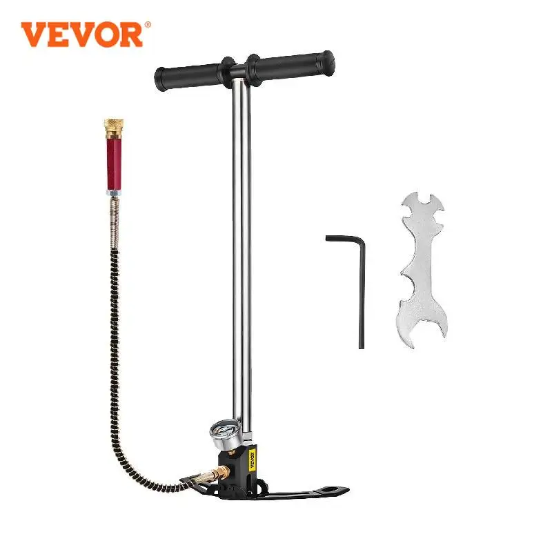VEVOR 3-ступенчатый насос PCP + манометр 4500PSI для шин Каяка, мячей, надувной пневматический пистолет, ручной насос высокого давления
VEVOR 3-ступенчатый насос PCP + манометр 4500PSI для шин Каяка, мячей, надувной пневматический пистолет, ручной насос высокого давления