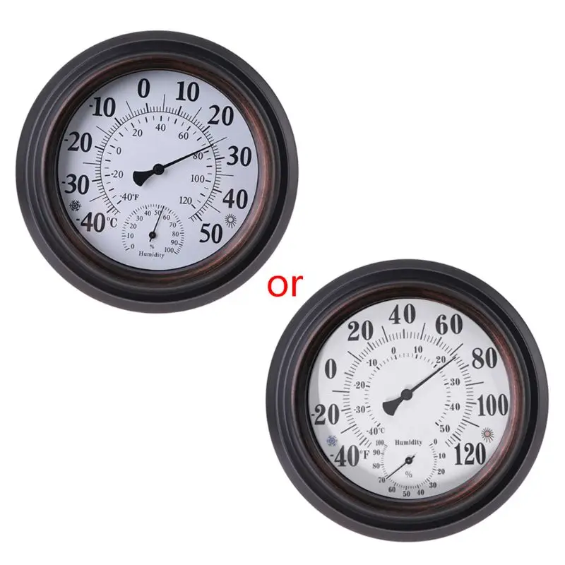 Vintage Thermometer Hygrometer Large Scale ℃ ℉ Display Indoor Humidity Temperature
Vintage Thermometer Hygrometer Large Scale ℃ ℉ Display Indoor Humidity Temperature