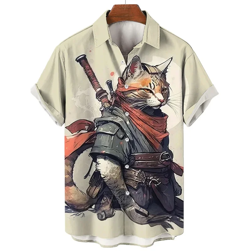 Animal Cat Pattern Hawaiian Shirt For Men Casual Summer Clothing 3d Print Lapel Collar Short Sleeve Casua Beach Blouse Tops
Animal Cat Pattern Hawaiian Shirt For Men Casual Summer Clothing 3d Print Lapel Collar Short Sleeve Casua Beach Blouse Tops