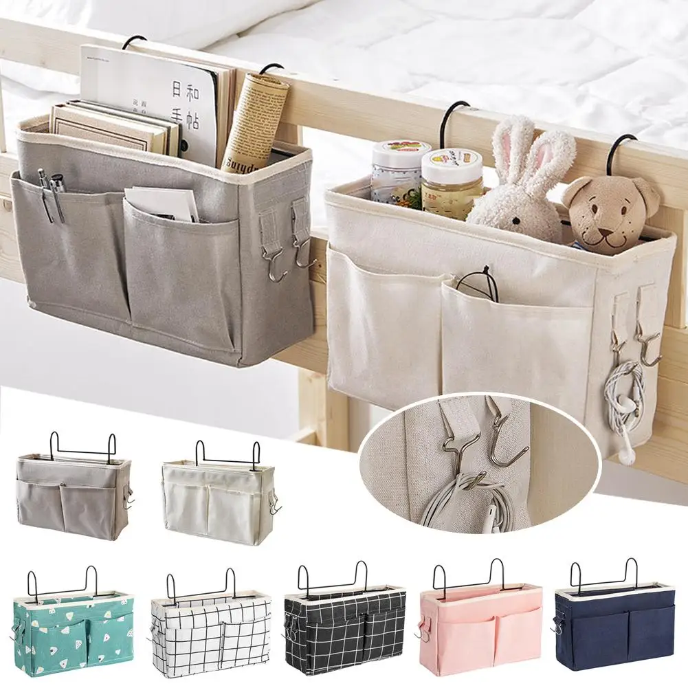 Creative Canvas Storage Hanging Bag Home Bedside Pockets Storage Bag Dormitory Books Snacks for Ipad Sundries Organizer J9W4
Creative Canvas Storage Hanging Bag Home Bedside Pockets Storage Bag Dormitory Books Snacks for Ipad Sundries Organizer J9W4