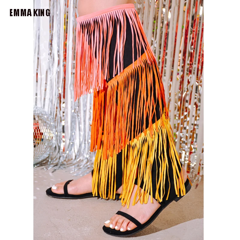 Sexy Tassel Gladiator Sandals Women Knee High Heel Back Spring Summer Shoes Ladies Open Toe Rome Style Sandals Boots 44
Sexy Tassel Gladiator Sandals Women Knee High Heel Back Spring Summer Shoes Ladies Open Toe Rome Style Sandals Boots 44