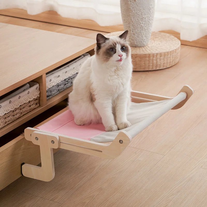 Balcony Window Cat Hammock Suspended Cat Nest Four Seasons Universal Cat Hammock Suspended Wooden Hammock Weight Capacity 20kg
Balcony Window Cat Hammock Suspended Cat Nest Four Seasons Universal Cat Hammock Suspended Wooden Hammock Weight Capacity 20kg