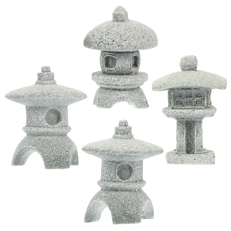

Китайские фонари в стиле ретро, миниатюрная статуя из песчаника для украшения дома