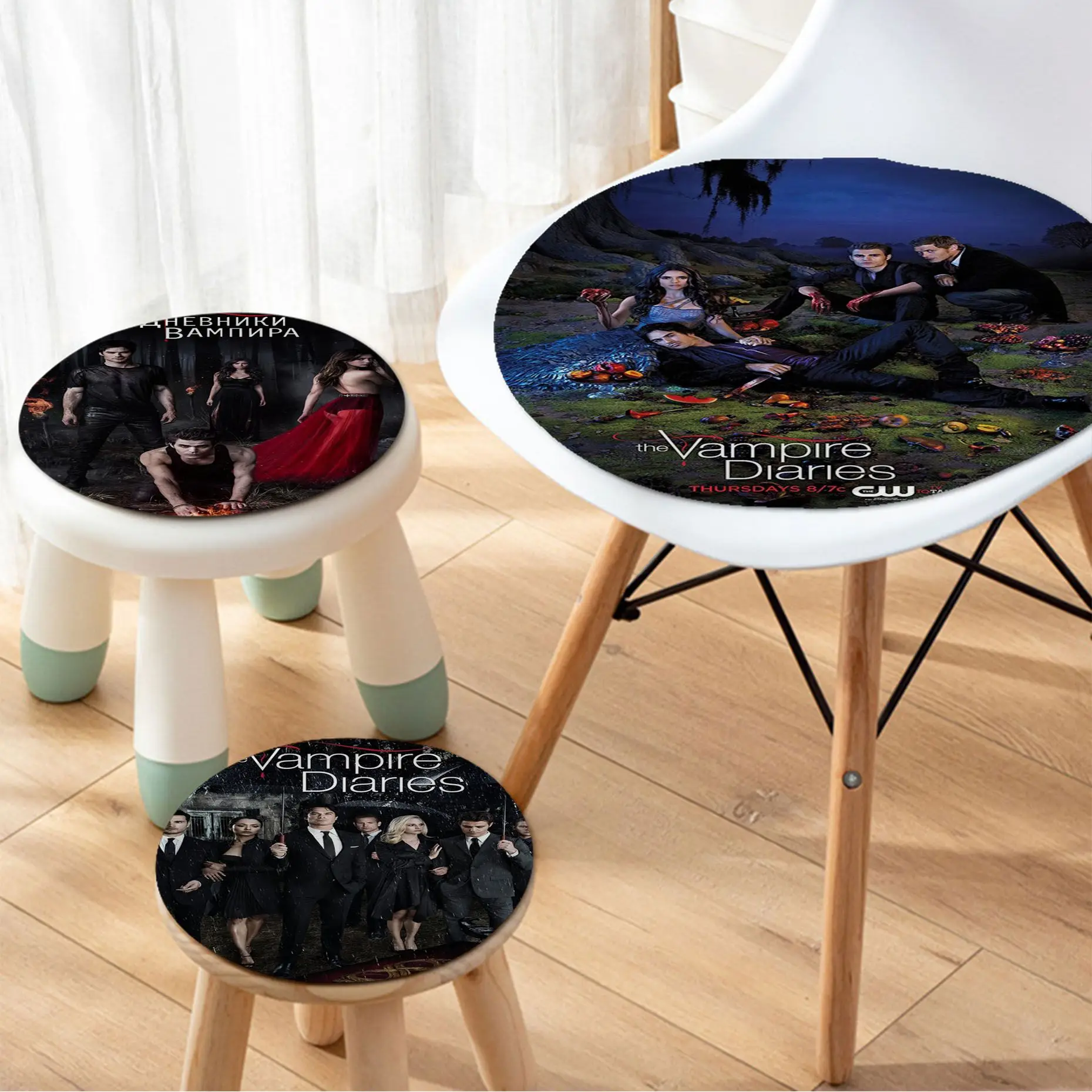 The Vampire Diaries Art Dining Chair Cushion Circular Decoration Seat For Office Desk Chair Mat Pad
The Vampire Diaries Art Dining Chair Cushion Circular Decoration Seat For Office Desk Chair Mat Pad