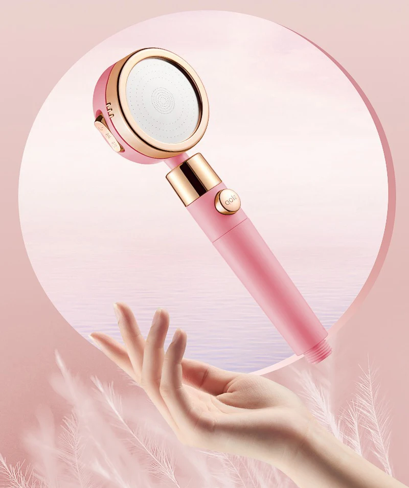 360 Degrees 3 Modes Rotating Adjustment Bathroom Pink Shower Head High Pressure Rain Shower Head Shower Head Water Saving Flow
360 Degrees 3 Modes Rotating Adjustment Bathroom Pink Shower Head High Pressure Rain Shower Head Shower Head Water Saving Flow