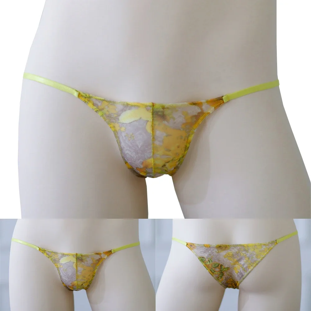 Sexy Mens Panties Low Waist Lace Thongs Slim Seamless Flowers G-strings Pouch T-Back Underwear Quick Drying Jockstrap Underpant
Sexy Mens Panties Low Waist Lace Thongs Slim Seamless Flowers G-strings Pouch T-Back Underwear Quick Drying Jockstrap Underpant