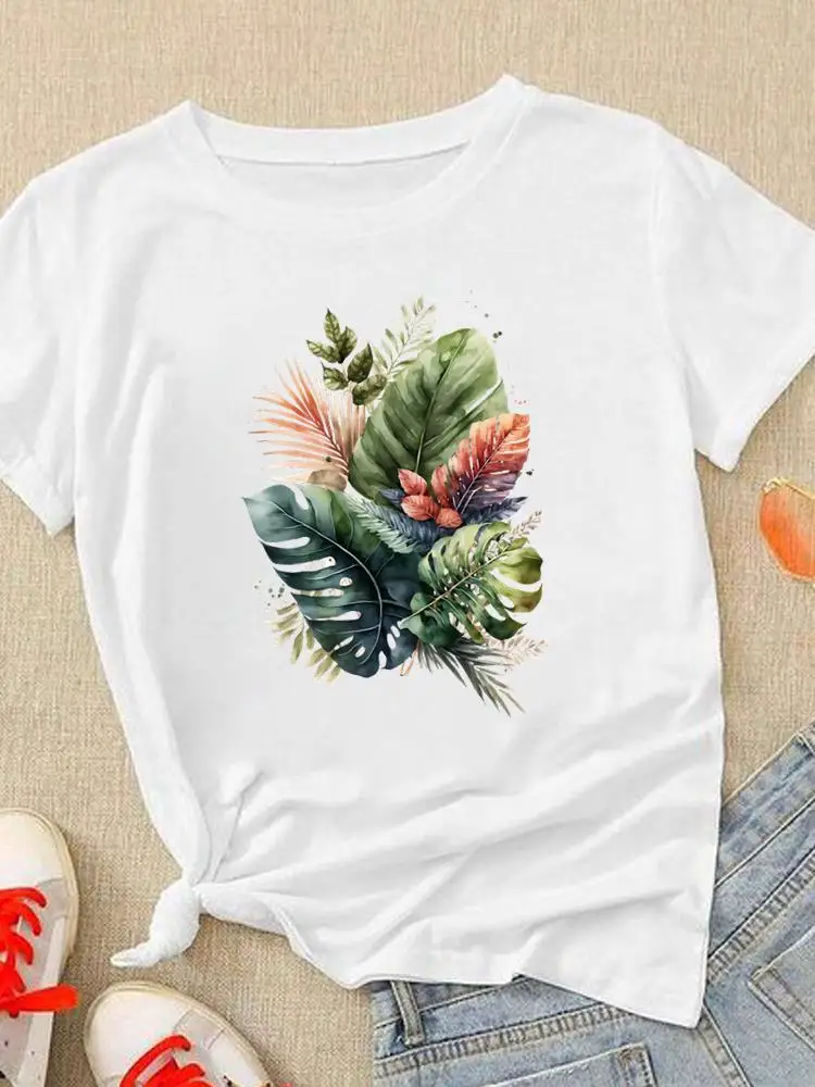 Printed Fashion Plant Watercolor Trend 90s Casual Tee Clothing Printing T-Shirt Women Lady Tshirts Short Sleeve Graphic T Top
Printed Fashion Plant Watercolor Trend 90s Casual Tee Clothing Printing T-Shirt Women Lady Tshirts Short Sleeve Graphic T Top